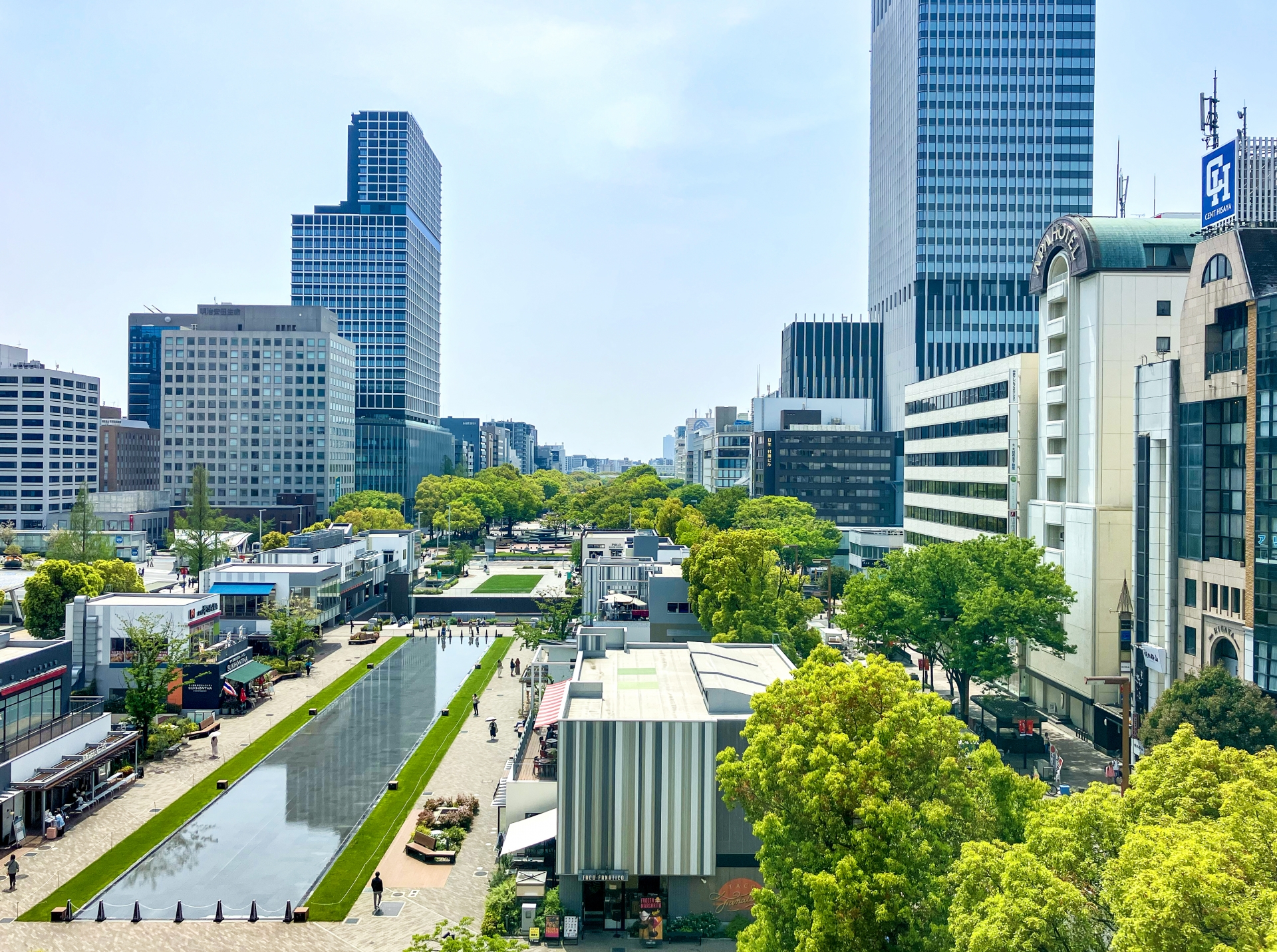 名古屋市のビジネス街